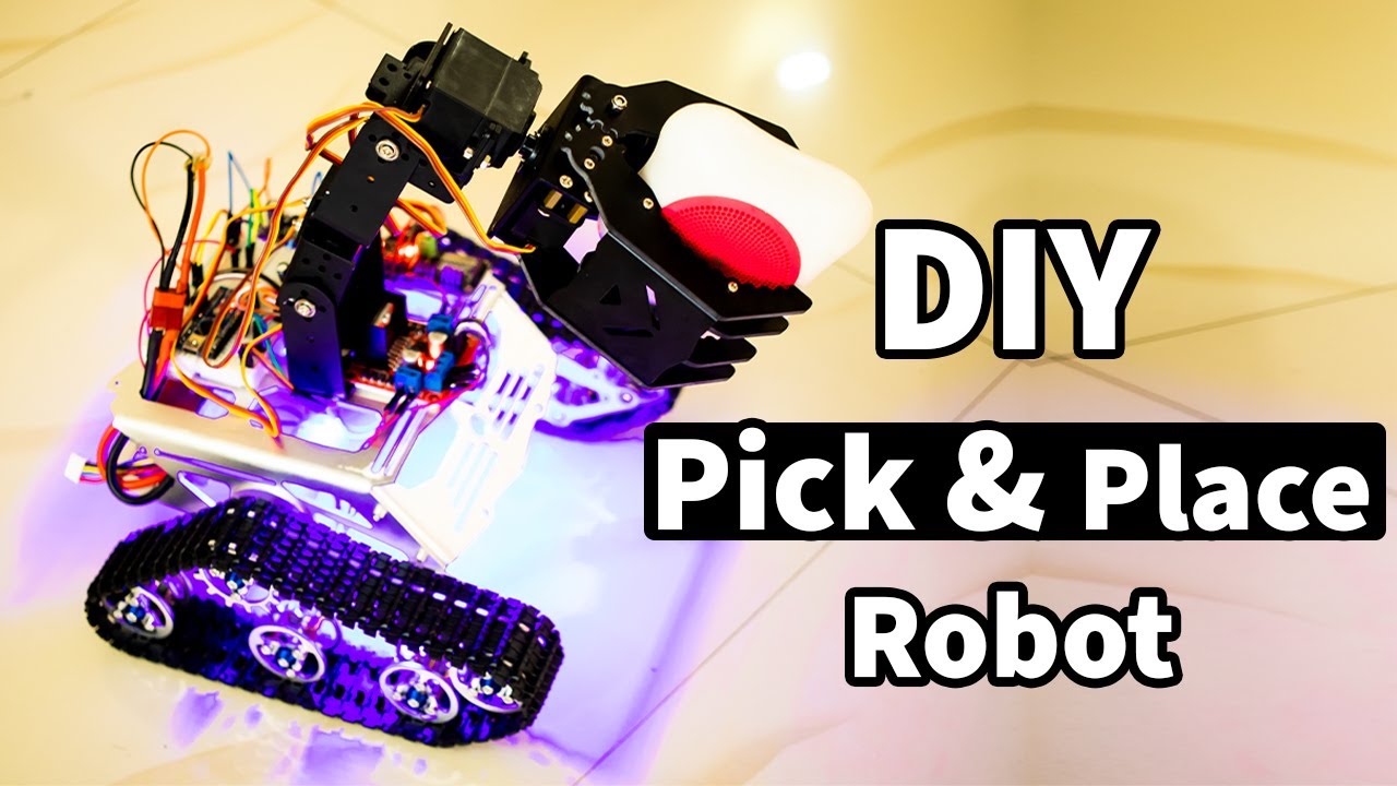 Pick and Place Robot using Arduino DIY Arduino Project - YouTube