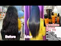 Permanent Hair straightening/Matrix Product Rebonding/shrutimakeover/beautician course day 119