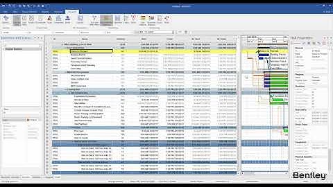 Adjusting construction schedules with SYNCHRO