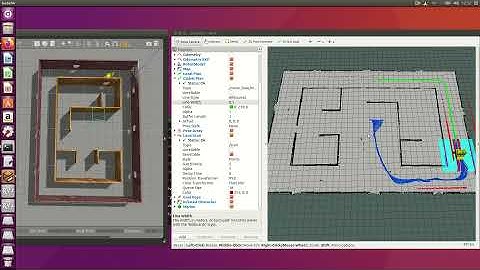 ROS demo, robotic wheelchair self-navigation