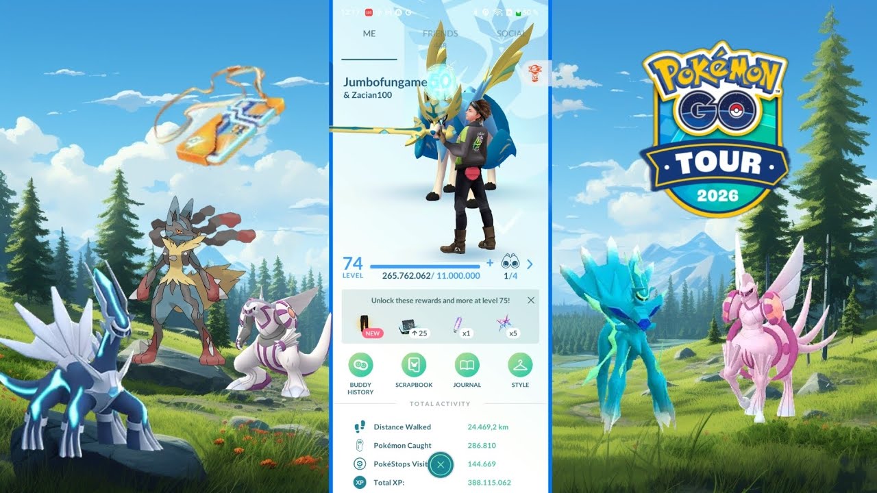 Raid Hour Dialga Palkia Shiny og Special Baggrund Hunt Pokemon Go Dansk 