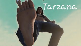 Tarzana's feet slam