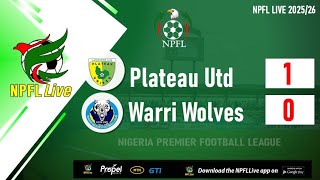Plateau United vs Warri Wolves highlights (1-0) - NPFL