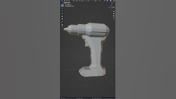 [Power Drill] Blender Low Poly Modeling Day 199/365