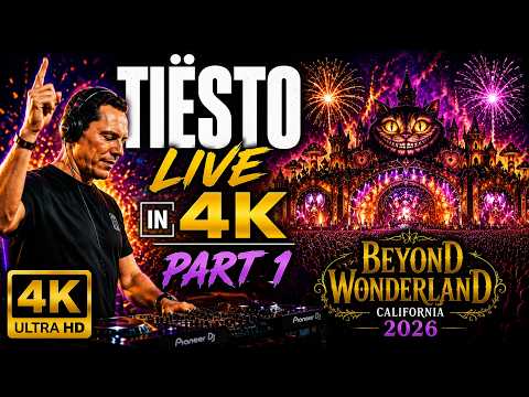 Tiësto LIVE in 4K | Beyond Wonderland California 2026 | Part 1