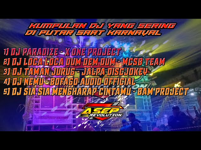 KUMPULAN DJ YANG SERING DI PUTAR SAAT KARNAVAL || VIRAL 2023 FULL BAS & HOREG🔥 class=