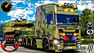 Army Truck Driver Simulator - Soldier Duty Transportr Driving - Android Gameplay screenshot 5