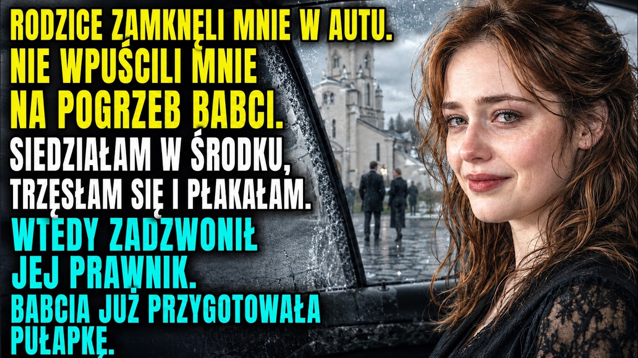 Zamknęli mnie w zgaszonym samochodzie na mrozie podczas pogrzebu mojej babci, bo bał się, że mój płacz zrujnuje mu interesy. Ojciec zabrał mi kurtkę, kluczyki i zagroził, że jeśli wyjdę i uronię...