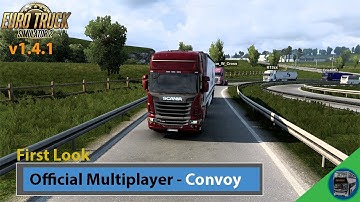 Euro Truck Simulator 2: v.1.4.1 - Official Multiplayer First Look | Convoy w/ subs