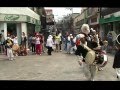 Korean traditional folk dance with american soldiers pungmul   in songtan  korea