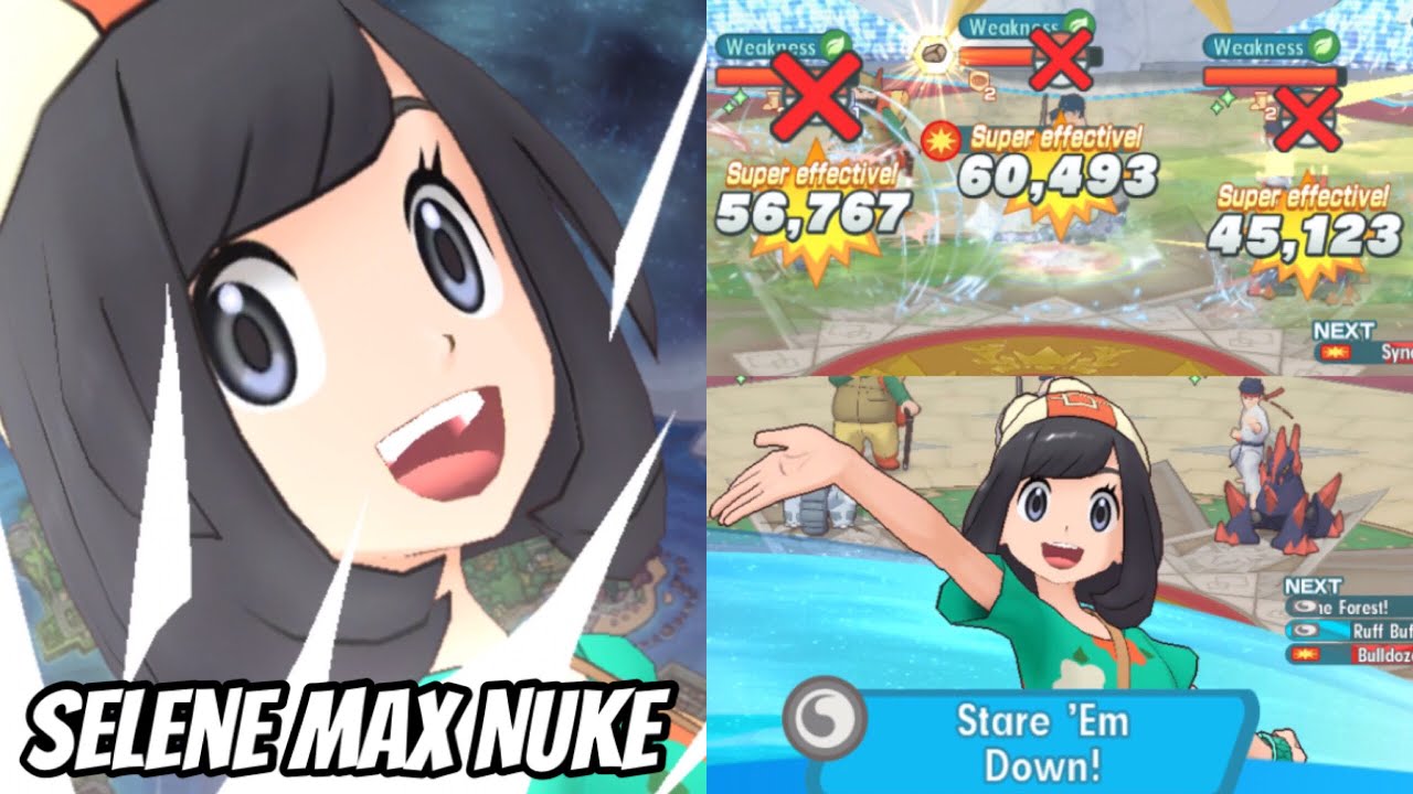 Grassy Terrain Max Selene Sync Nuke vs 2000pts Max HP Bruno On-type | Pokémon Masters EX