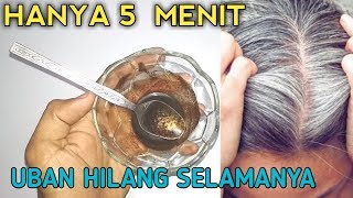 SEMUA Terkejut! Uban Hilang, RAMBUT KUSUT JADI LURUS HITAM BERKILAU SELAMANYA