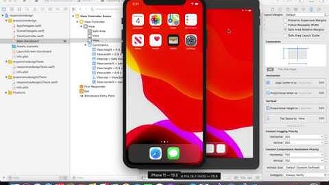 responsive design xcode
