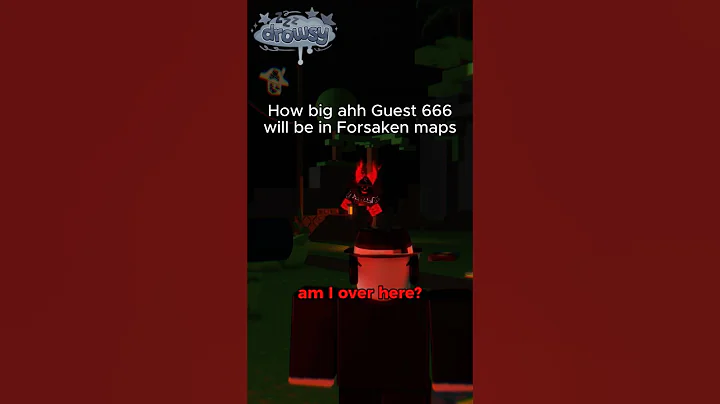 How Guest 666 will be in forsaken maps #forsaken #roblox #moonanimator #animation #memes