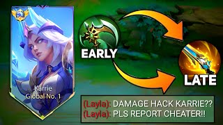 KARRIE BROKEN CORROSION SCYTHE FIRST ITEM FOR DAMAGE HACK AND LATE GAME ITEM FOR PERFECT WIN!🔥