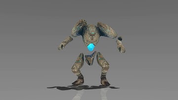 Stone golem Animation portfolio
