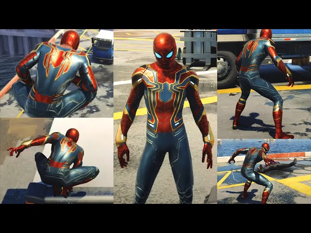 Iron Spider Suit Nanotech Transformation in Marvel's Spider-Man 2 PS5 -  YouTube