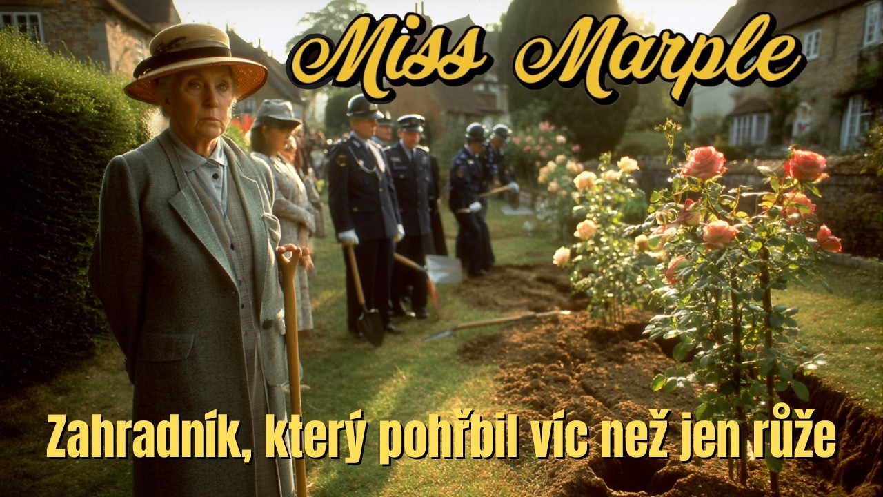 Zahradník, který pohřbil víc než jen růže | Miss Marple | Audiokniha Agathy Christie