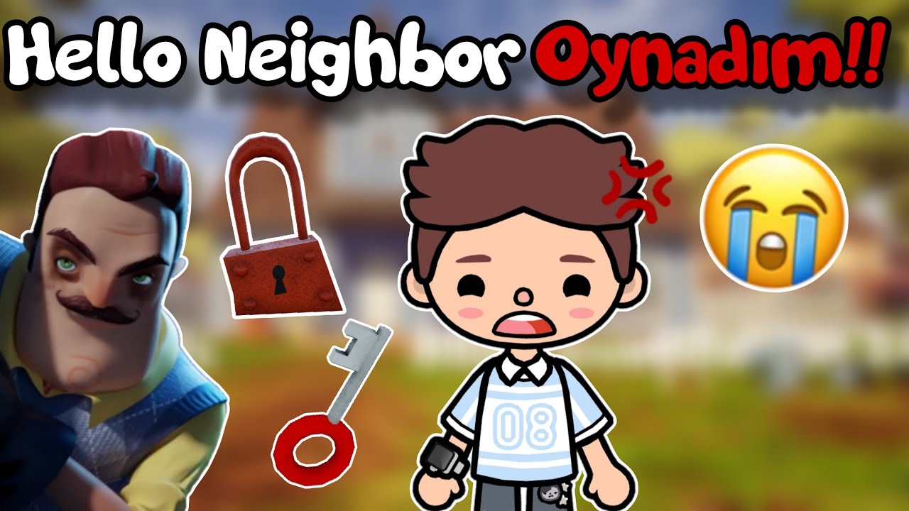 Hello Neighbor Oynadım!!😭 / Justin Toca Plus 