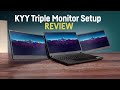 The KYY X90A Portable Triple Monitor Setup Reviewed!