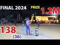 Final 2024 tamour mirza khurram chakwal usama ali vs syed nasir prize 1 2m best match in tape ball