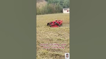 gasoline engine walking speed 0~6Km/h rechargeable battery industrial lawn mower rc