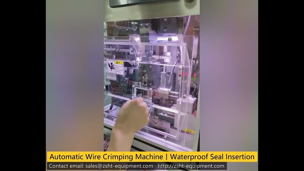 Best offer Semi automatic Wire Stripping and Seal Crimping Machine