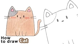 How To Draw a Super Easy Cat for Beginners!