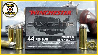 Silver Sluggers!...44 MAGNUM Winchester Silvertip Self-Defense AMMO Ballistic Gel Test!