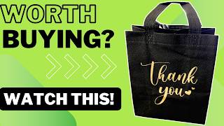 Review of this Thank You Gift Bags with Handles