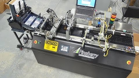 CartonTrac FC (Flat and Erect Carton) Serialization System with Blow Off Reject System