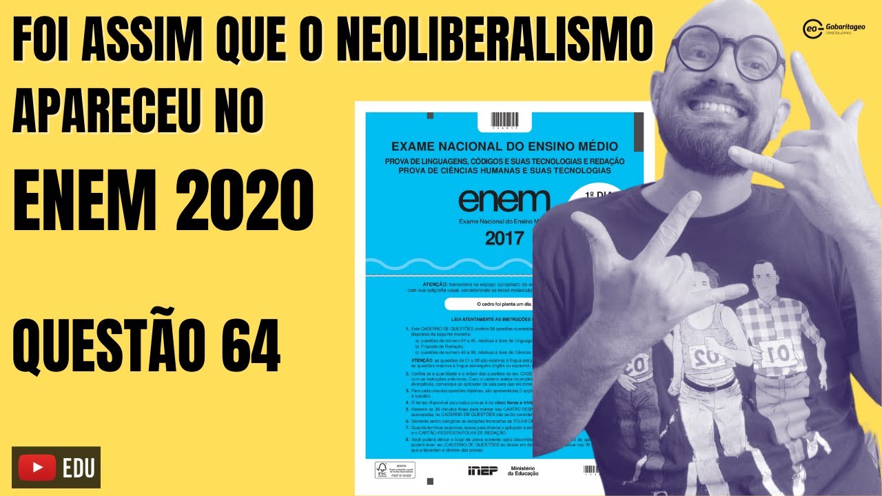QUESTÃO 64 CADERNO AZUL | ENEM 2020 | HISTÓRIA