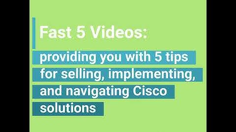 WHY SELL... Cisco Voice and Unified Communication