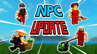 🔥NEW NPC UPDATE🔥 in THE SURVIVAL GAME ROBLOX #roblox
