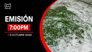 Emisión Noticias RCN 7:00 p.m. / lunes 5 de octubre de 2026
