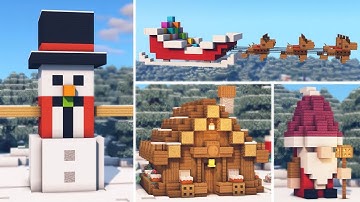 10 Easy Christmas Decoration Ideas for Minecraft