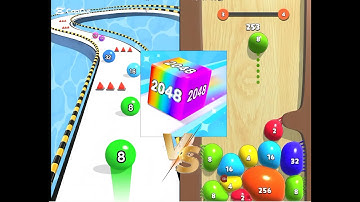 Blob merge ball 3d v/s run ball 2048 android and ios gameplay brain teaser game