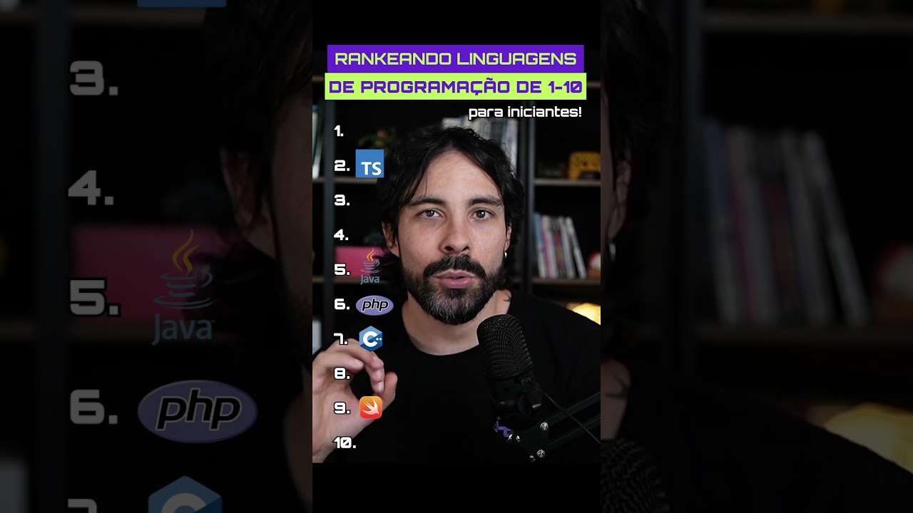 Ranking as 10 Linguagens de Programação para Iniciantes #programação #tech