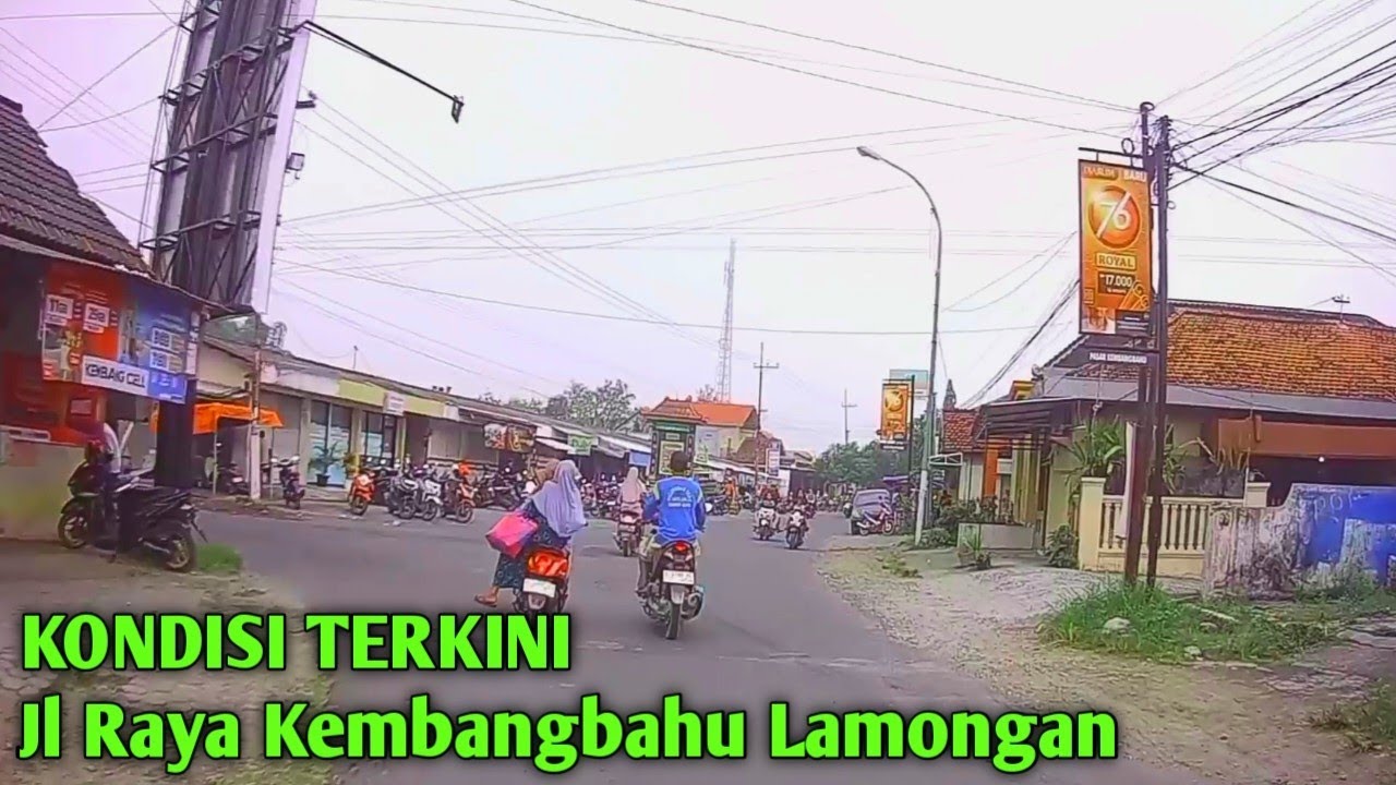 Menyusuri Jl raya Kembangbahu Lamongan