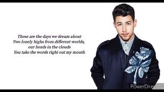 Nick Jonas Ft. Jonas brothers- Selfish (lyrics)