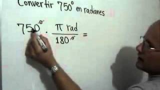 Converting degrees to radians