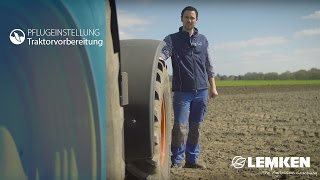 LEMKEN Pflugeinstellungen | Die Traktorvorbereitung