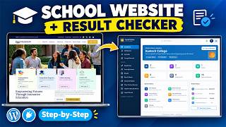 Create a School Website in WordPress + Add a Result Checker and Verifier (Step-by-Step)
