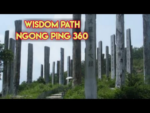 Wisdom Path at Ngong Ping Lantau Island Hong Kong
