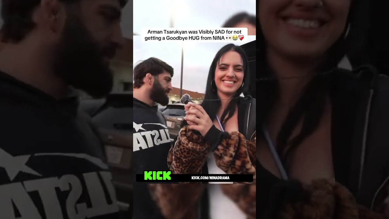 Arman Tsarukyan Gets Visibly Sad After Nina Refused For A Hug