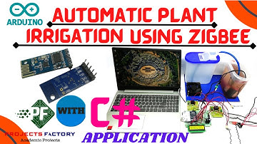 Automatic plant irrigation using zigbee