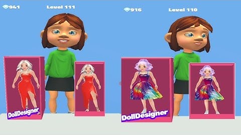 Doll Designs 🎎🎎 Games All Levels Gameplay Android, ios New Game Big Update Levels.