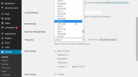 How To General Settings in WordPress Urdu Hindi