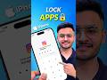 Day 38/365 iphone app lock | how to lock apps in iphone | app lock on iphone 13 14 15 16 17 #shorts