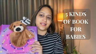 5 kinds of must have books for babies under 1 year #baby #babybooks